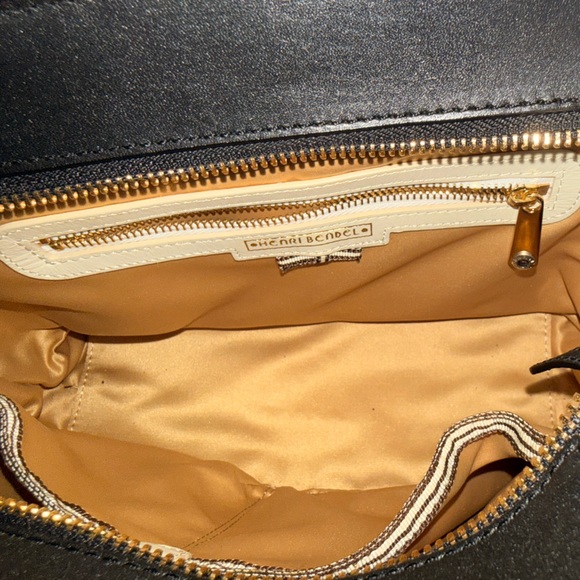 Henri Bendel A-List Black Leather Mini Satchel (NWT) - Picture 7 of 9